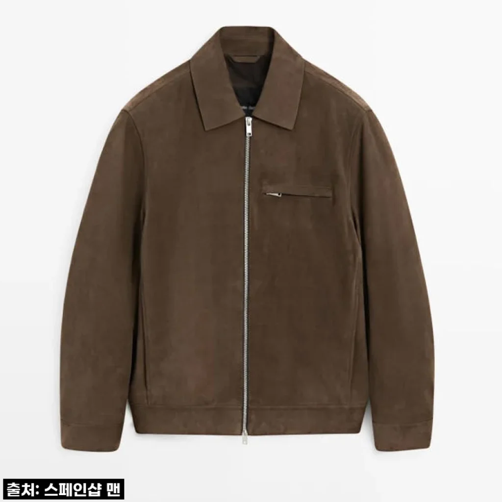 드디어 내 손에! 마시모두띠 프리미엄 스웨이드 레더 집업 재킷 (3384/455 OLIVE), 이건 무조건 소장각!