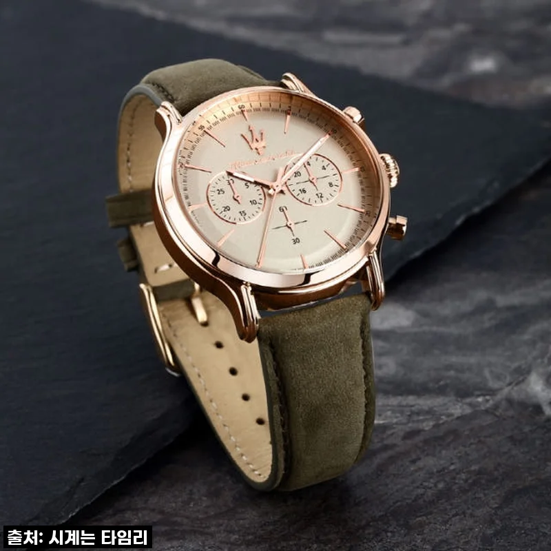 마세라티 에포카 아이보리 가죽 시계, 드디어 내 손목 위! 12개월 무이자 할부로 득템한 찐 사용 후기