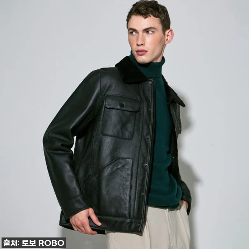 [로보X스티븐윌슨] 남성용 무스탕 보 관련 이미지 1