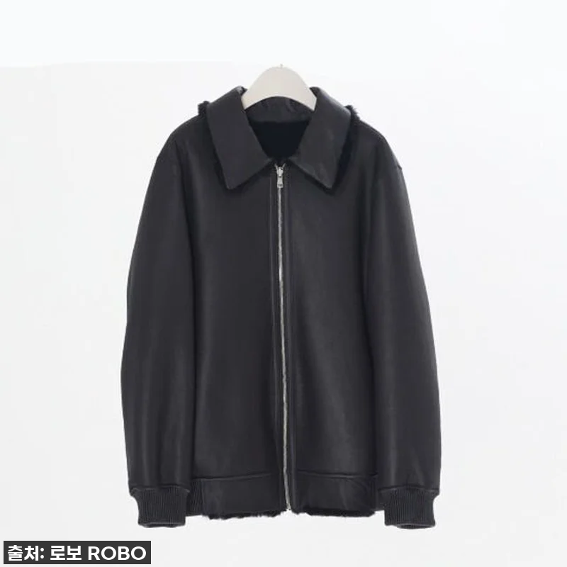 로보 프리미엄 리버시블 무스탕 점퍼 관련 이미지 1
