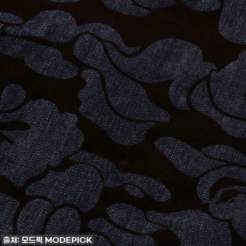 베이프 카모 플록 데님 자켓, 스트릿 관련 이미지 2