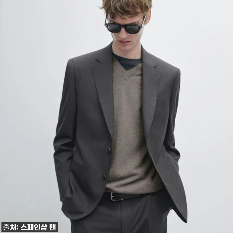 마시모두띠 프리미엄 울 수트 블레이저 관련 이미지 2