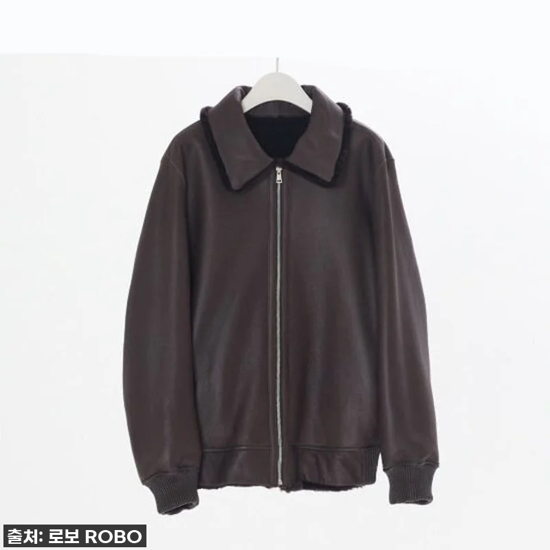 로보 프리미엄 리버시블 무스탕 점퍼 관련 이미지 2