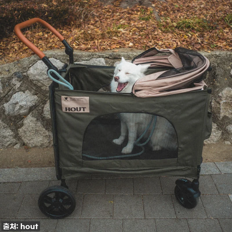 하웃 강아지 유모차 대형견 다견 저상 관련 이미지 6