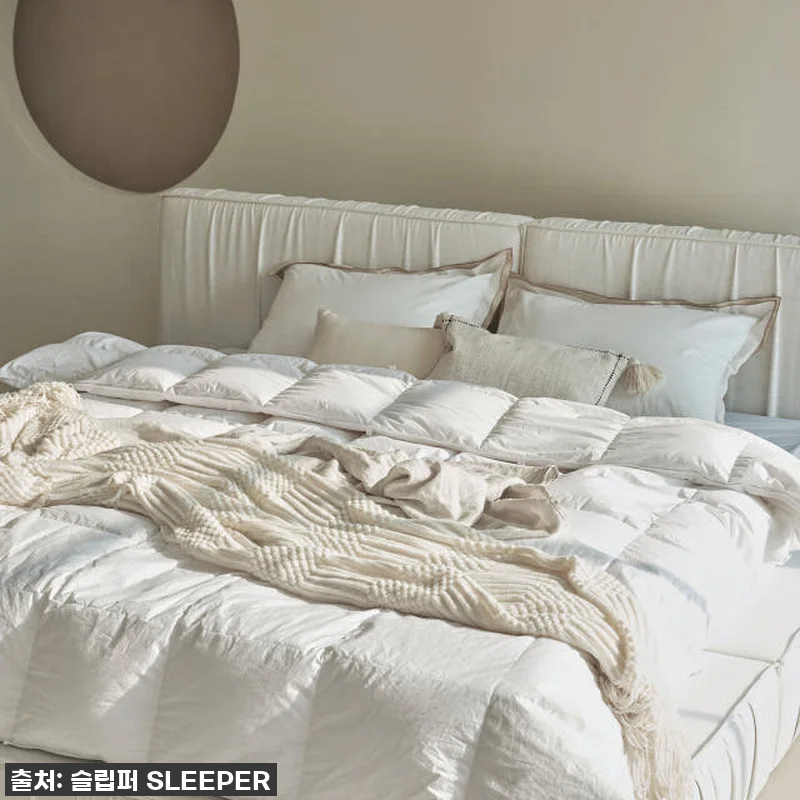 슬립퍼 시크 패브릭침대 라지킹 프레임 관련 이미지 8