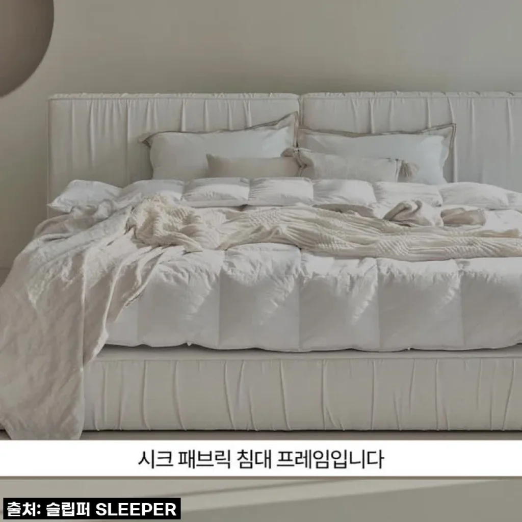 슬립퍼 시크 패브릭침대 라지킹 프레임, 실물도 가격도 놓칠 수 없는 후기!