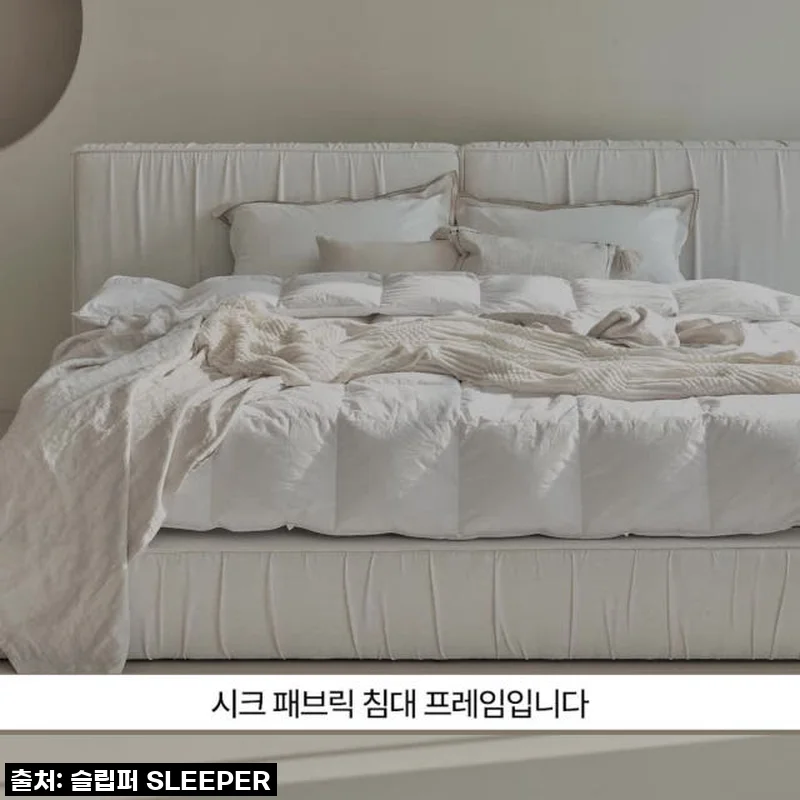 슬립퍼 시크 패브릭침대 라지킹 프레임, 실물도 가격도 놓칠 수 없는 후기!