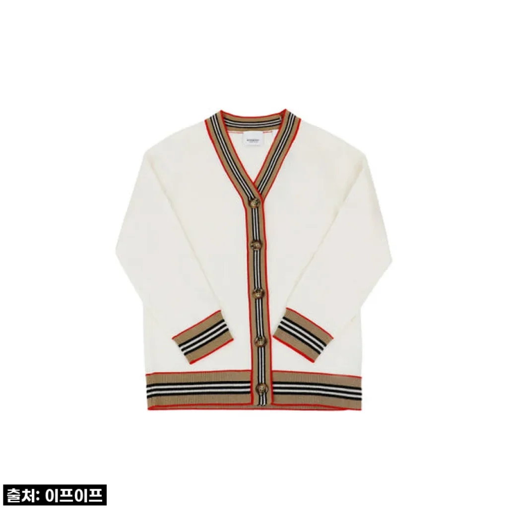 우리 아이 겨울&봄 나들이 필수템! 버버리 키즈 스트라이프 울 가디건 득템 후기