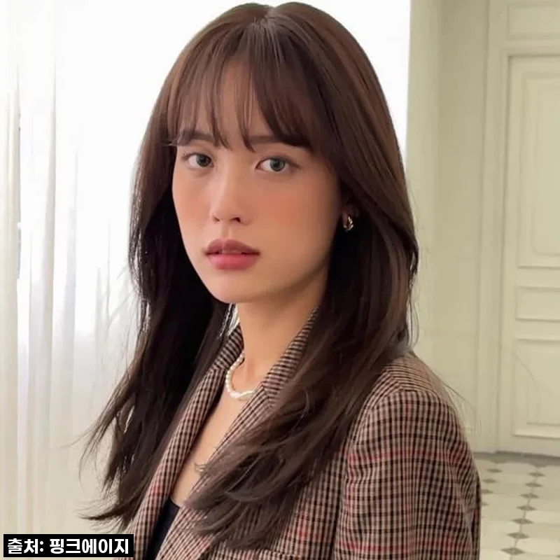 찰랑이는 긴머리 꿈, 완수제 통가발 롱 미디움 허그펌으로 완벽 변신 성공!