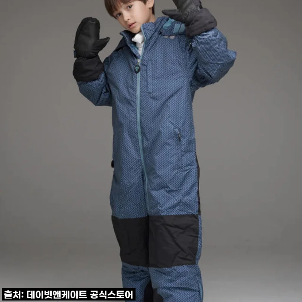 우리 아이 겨울왕국 제대로 즐기게 해준 데이빗앤케이트 주니어 올인원 스키복 보드복 RANGER 장갑 세트 후기!