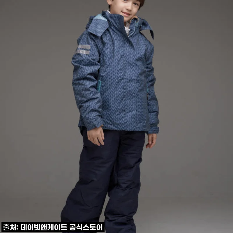 우리 아이 첫 스키복? 데이빗앤케이트 주니어 스키복 세트 RANGER BLUE 직접 입혀보니!