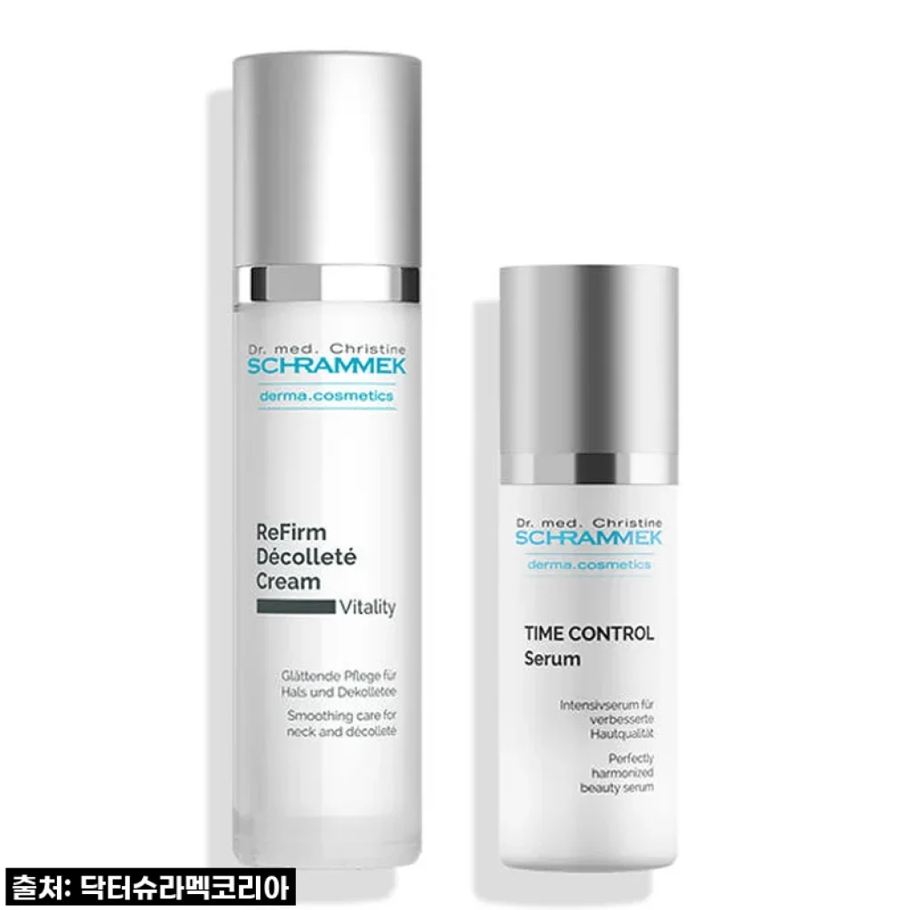 닥터슈라멕 타임 컨트롤 리펌 데콜테 세트, 탄탄한 목선과 매끈한 데콜테를 위한 저의 솔직한 이야기!
