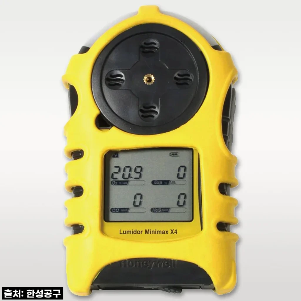 안전은 투자! 하니웰 복합 가스측정기 미니맥스-X4 감지기, 직접 써보니