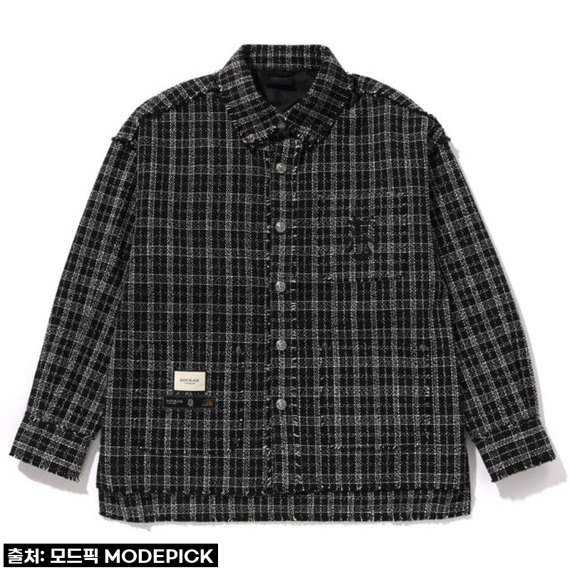베이프 트위드 체크 셔켓, 2026 봄 스타일링 고민 끝! (feat. 직접 구매 후기)
