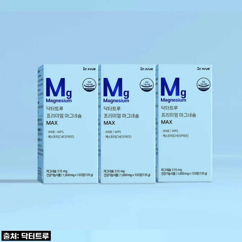 피곤한 내 몸에 활력을! 닥터트루 프리미엄 마그네슘 맥스, 한 달 직접 먹어본 솔직 후기