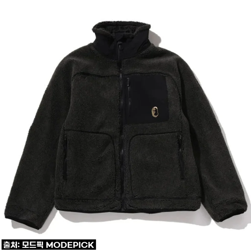 겨울을 따뜻하고 스타일리시하게! 베이프 셰르파 플리스 자켓 7L70-140-314 솔직 사용후기