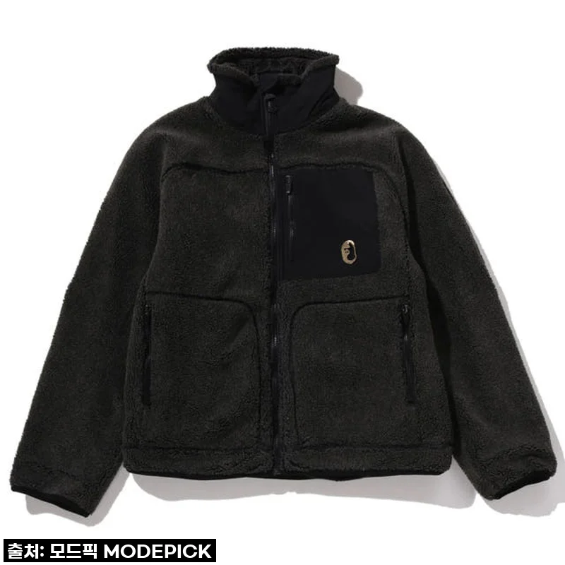 겨울을 따뜻하고 스타일리시하게! 베이프 셰르파 플리스 자켓 7L70-140-314 솔직 사용후기