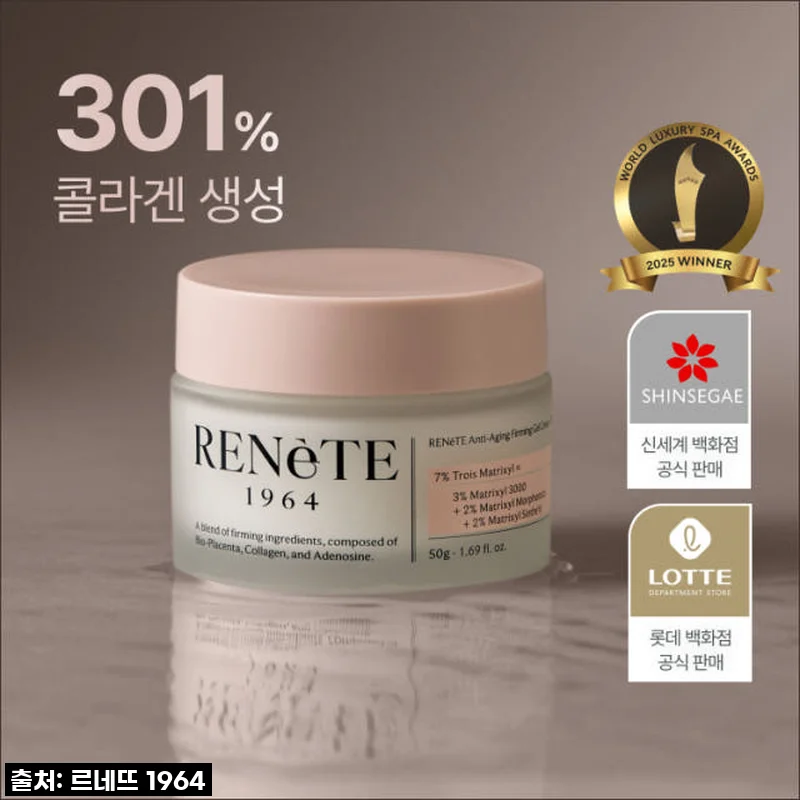 르네뜨 콜라겐 생성 301 리프팅 크림 사용후기: 피부에 생기를 더한 경험