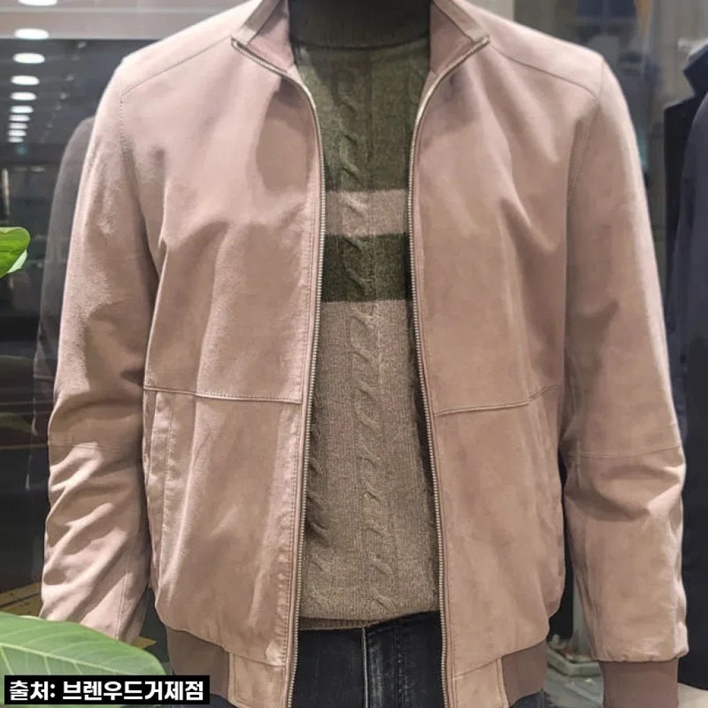 코로롱 브렌우드 [볼더레더] 고트스웨이드 산양가죽 블루종 BRUDX25111BEX 사용후기