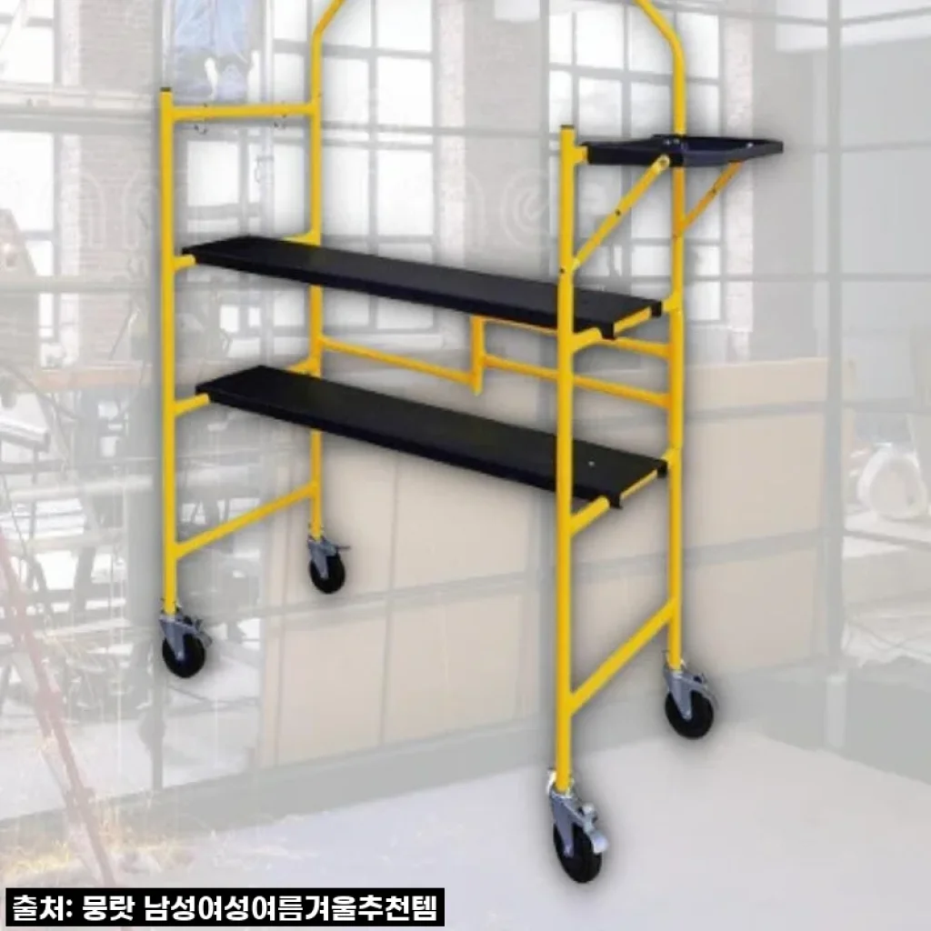 현장 바퀴 이동식비계 사용 후기: 실용성과 이동 편리성 모두 만족