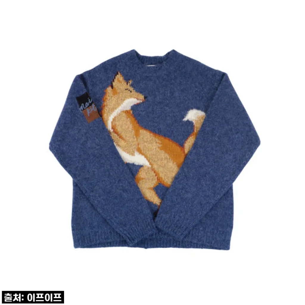 메종키츠네 폭스 안타르시아 컴포트 니트 LM00816KT1097 M468 사용후기