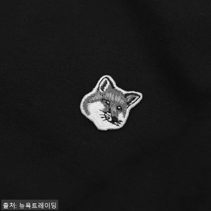 메종키츠네 그레이폭스 헤드 맨투맨 스 관련 이미지 2