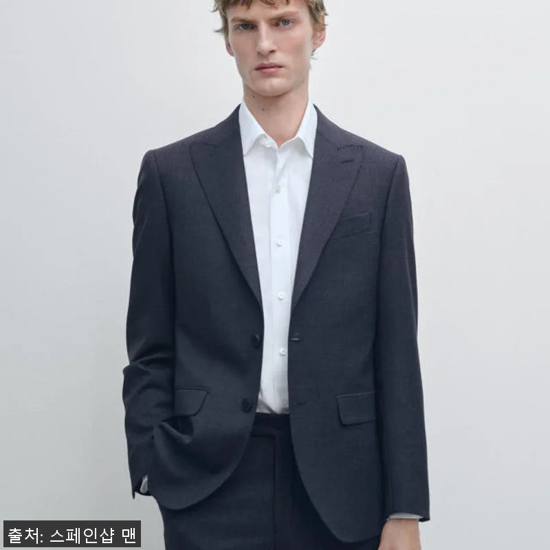 마시모두띠 울 클래식 수트 블레이저 관련 이미지 2
