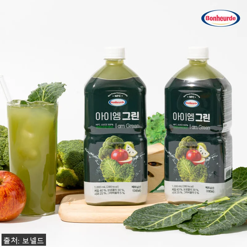 보넬드 아이엠 그린 주스 1L 9개, 관련 이미지 2