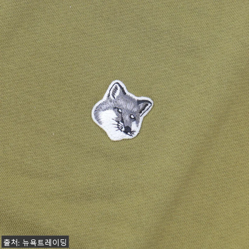 메종키츠네 그레이폭스 헤드 패치 맨투 관련 이미지 2