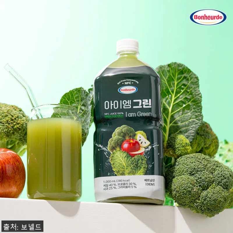 보넬드 아이엠 그린 주스 1L 9개, 관련 이미지 3