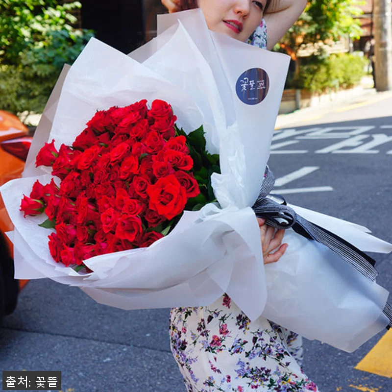장미 100송이 대형꽃다발 사용후기와 관련 이미지 3