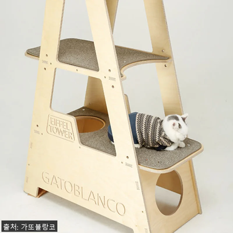에펠 타워 원목 캣타워 사용후기, 고 관련 이미지 5