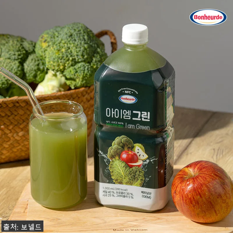 보넬드 아이엠 그린 주스 1L 9개, 관련 이미지 7