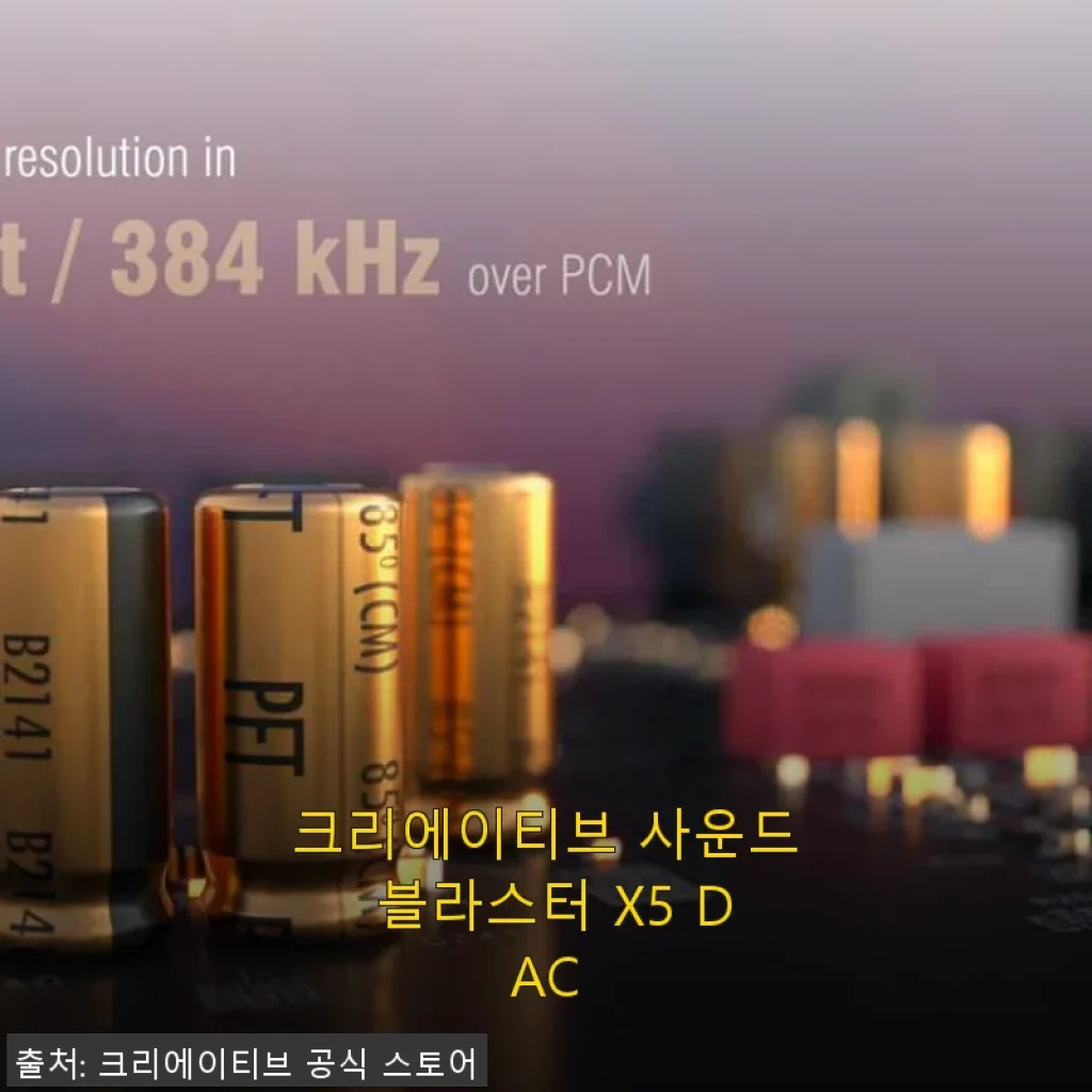크리에이티브 사운드 블라스터 X5 DAC 사용후기: 음향의 새로운 즐거움을 만나다