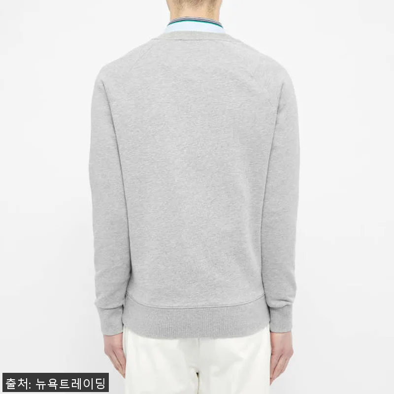 메종키츠네 파리지앵 맨투맨 라떼 티셔 관련 이미지 1