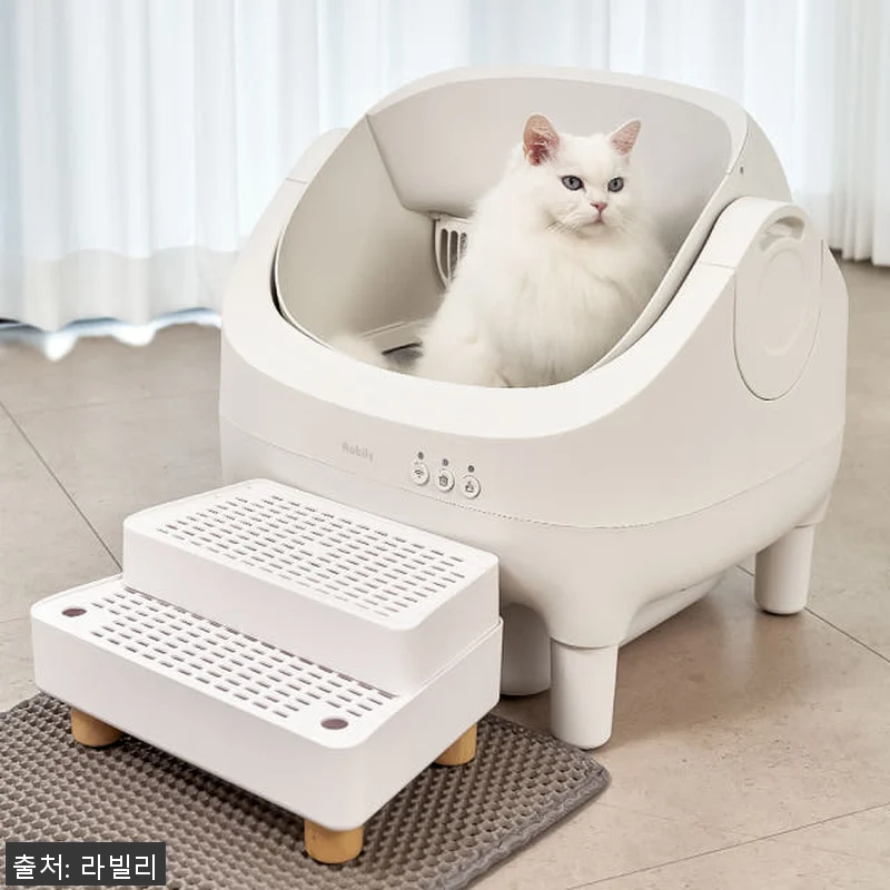 라빌리 오픈형 고양이 자동 화장실 W 관련 이미지 1