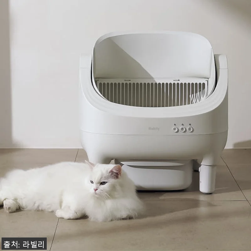 라빌리 오픈형 고양이 자동 화장실 W 관련 이미지 4