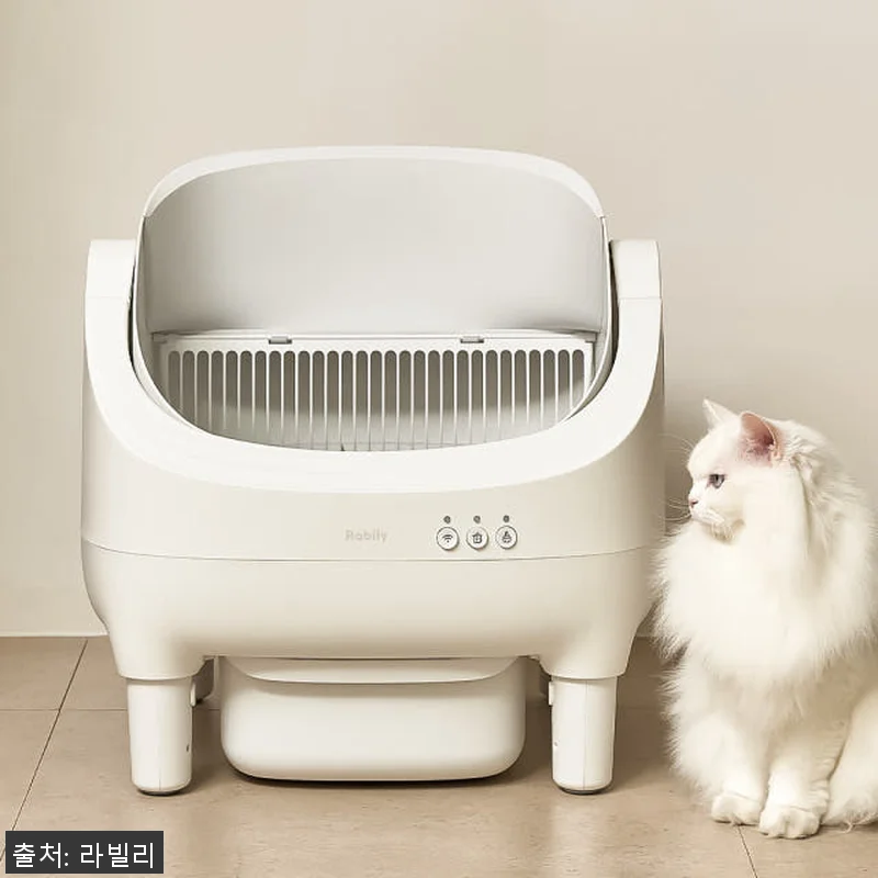 라빌리 오픈형 고양이 자동 화장실 W 관련 이미지 7
