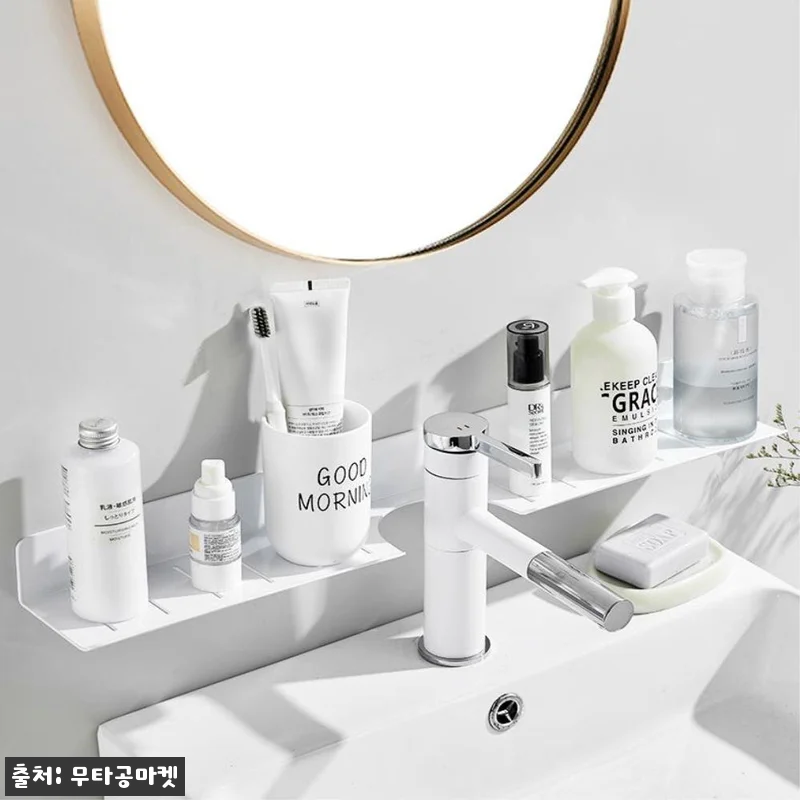 무타공 세면대선반 욕실 화장실선반 일 관련 이미지 1