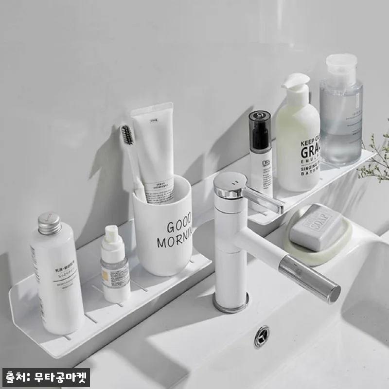 무타공 세면대선반 욕실 화장실선반 일 관련 이미지 2