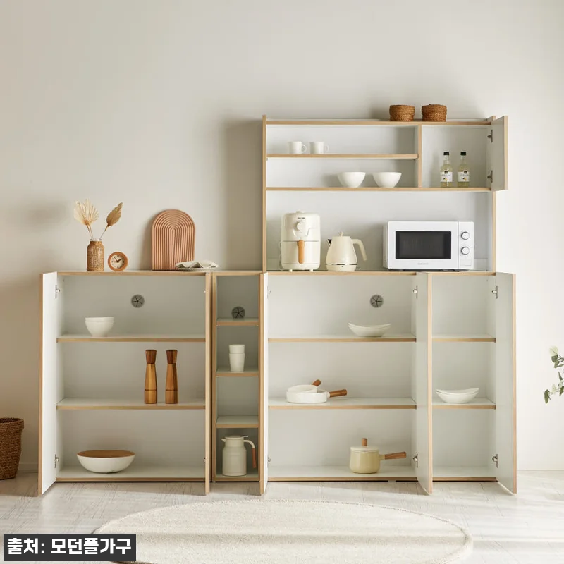 홈카페수납장 1200x400x1050mm 3단 화이트, 주방 정리 고민이라면 구매 전 체크할 점 13 홈카페수납장 1200x400x1050 관련 이미지 2