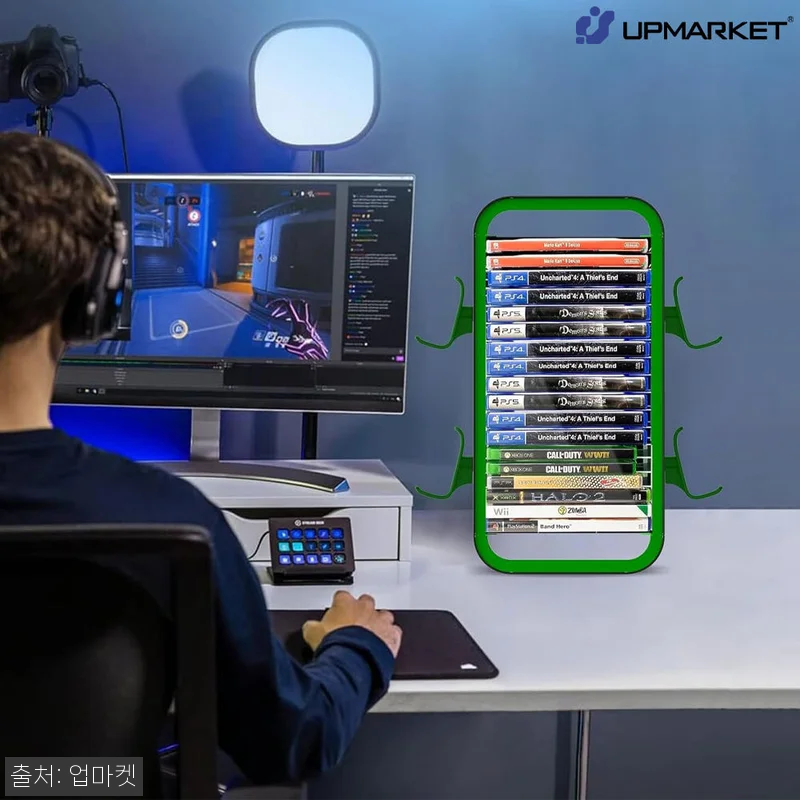PS5 게임타이틀 수납장 18P 게임패드 거치대, 게임존 정리템으로 체크한 구매 가이드 11 PS5 게임타이틀 수납장 18P 게임 관련 이미지 2