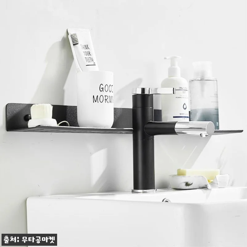무타공 세면대선반 욕실 화장실선반 일 관련 이미지 4