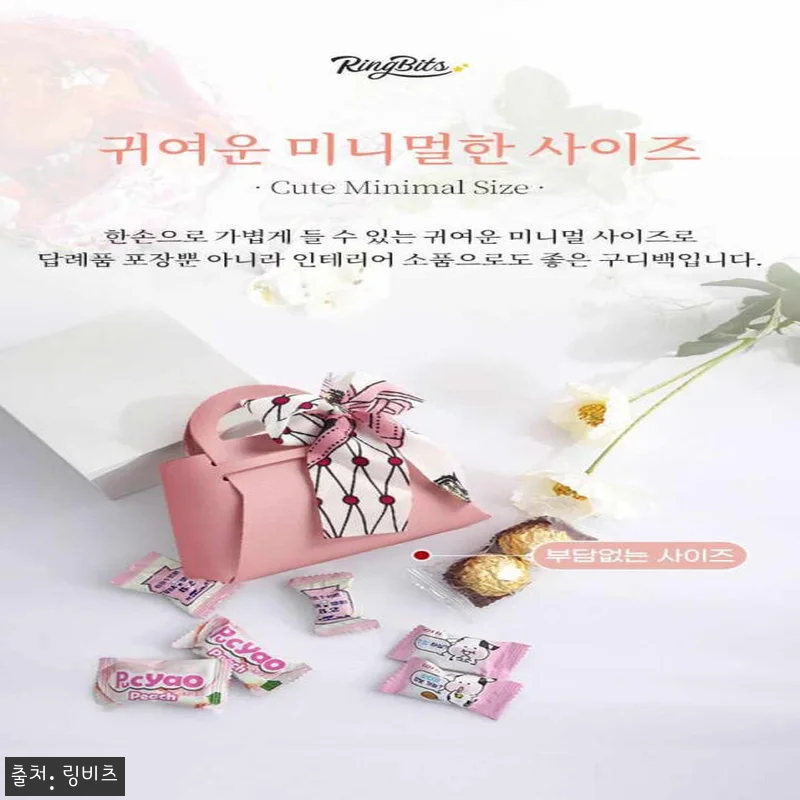가죽 구디백 가방 답례품 선물 포장 답례품 미니 도매 10개, 행사 준비 전 체크한 이슈템 22 가죽 구디백 가방 답례품 선물 포장 관련 이미지 10