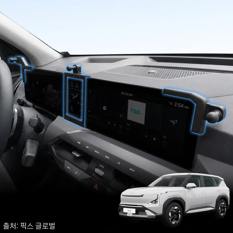 픽스 EV5 전용 차량용 핸드폰 거치대 마운트 단일, 순정핏처럼 깔끔하게 바꾸는 이슈템