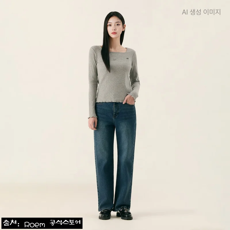 로엠 스트레이트 데님 RMTJG23G13, 48% 할인 중이라 구매 전 꼭 확인한 정보