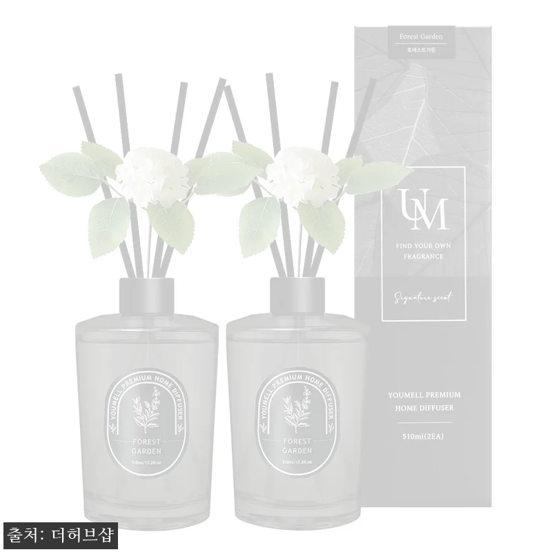 유멜 프리미엄 대용량 디퓨저 포레스트가든 510ml 2개, 1만원대 무료배송으로 만나는 홈향기 아이템