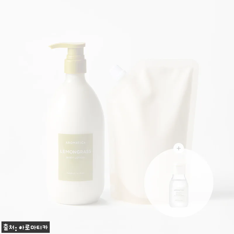 Home 81 44% 할인 중! 아로마티카 레몬그라스 바디로션 750ML + 리필 500ML 구매 전 체크 후기