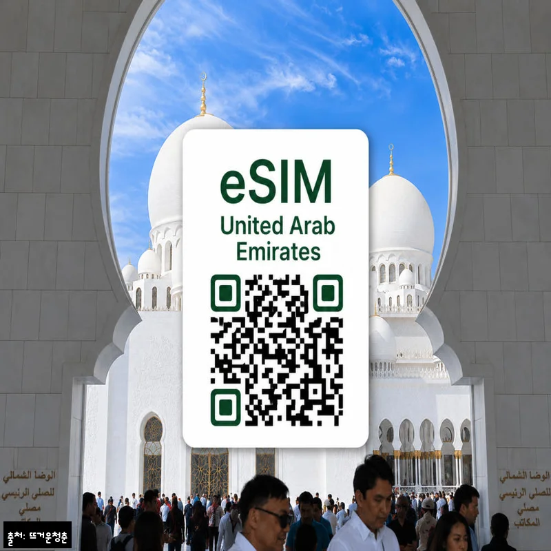 두바이 여행 준비템! 아랍에미리트 이심 eSIM DU 5G, 매일 무제한 데이터 조건 정리