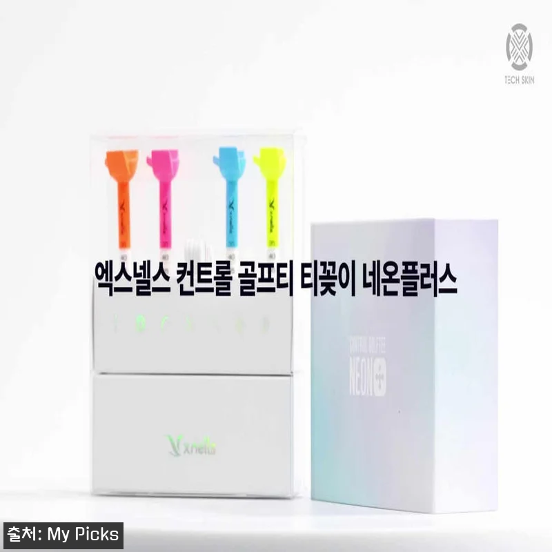 엑스넬스 컨트롤 골프티 블랙&화이트 관련 이미지 1